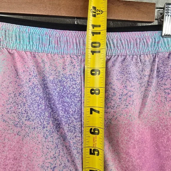 Chubbies The Vaporwaves Training Shorts Mens XXL Pink Purple 5.5" 2-in-1 Lined - Picture 4 of 10